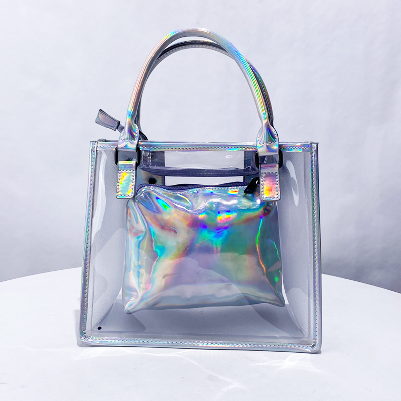 Women Bags On Sale - Borse composite in gelatina trasparente per