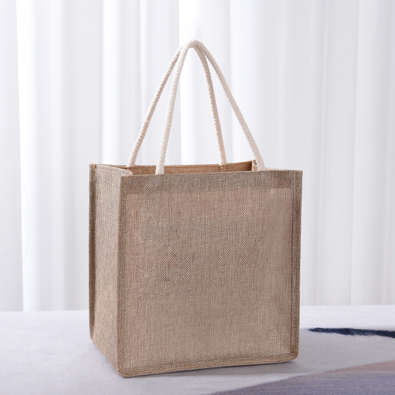 Women Bags Jute - Borsa tote in cotone, borsa regalo