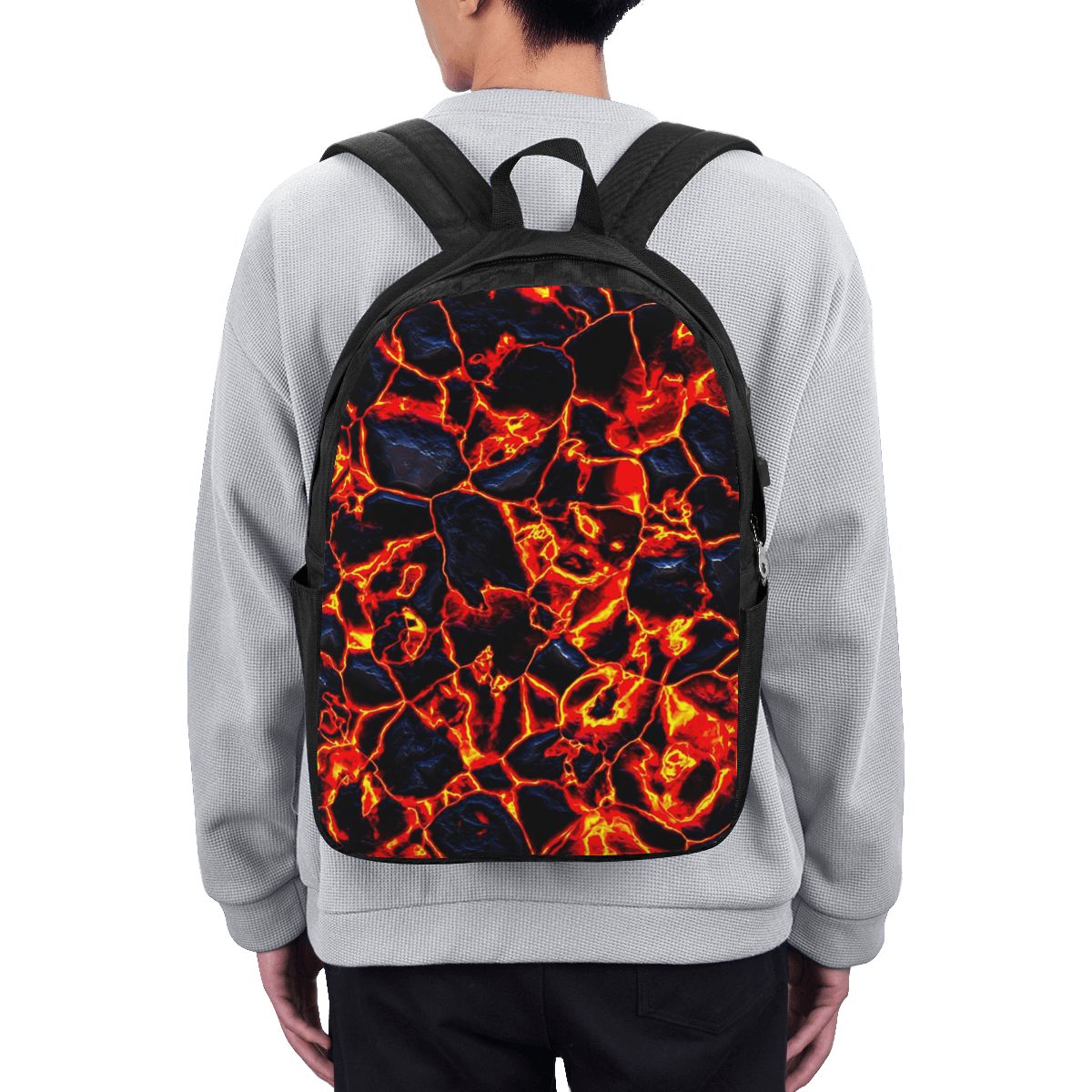Women Bags Laptop - Zaino da Viaggio con Design Vulcano