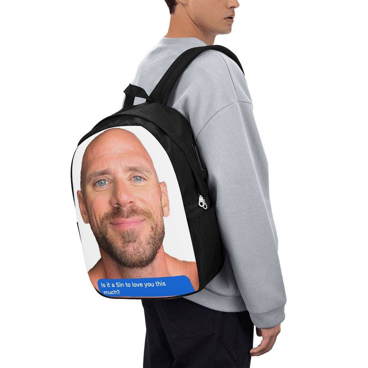 Women Bags Laptop - Zaino Johnny Sins Flirty Text Bubble,