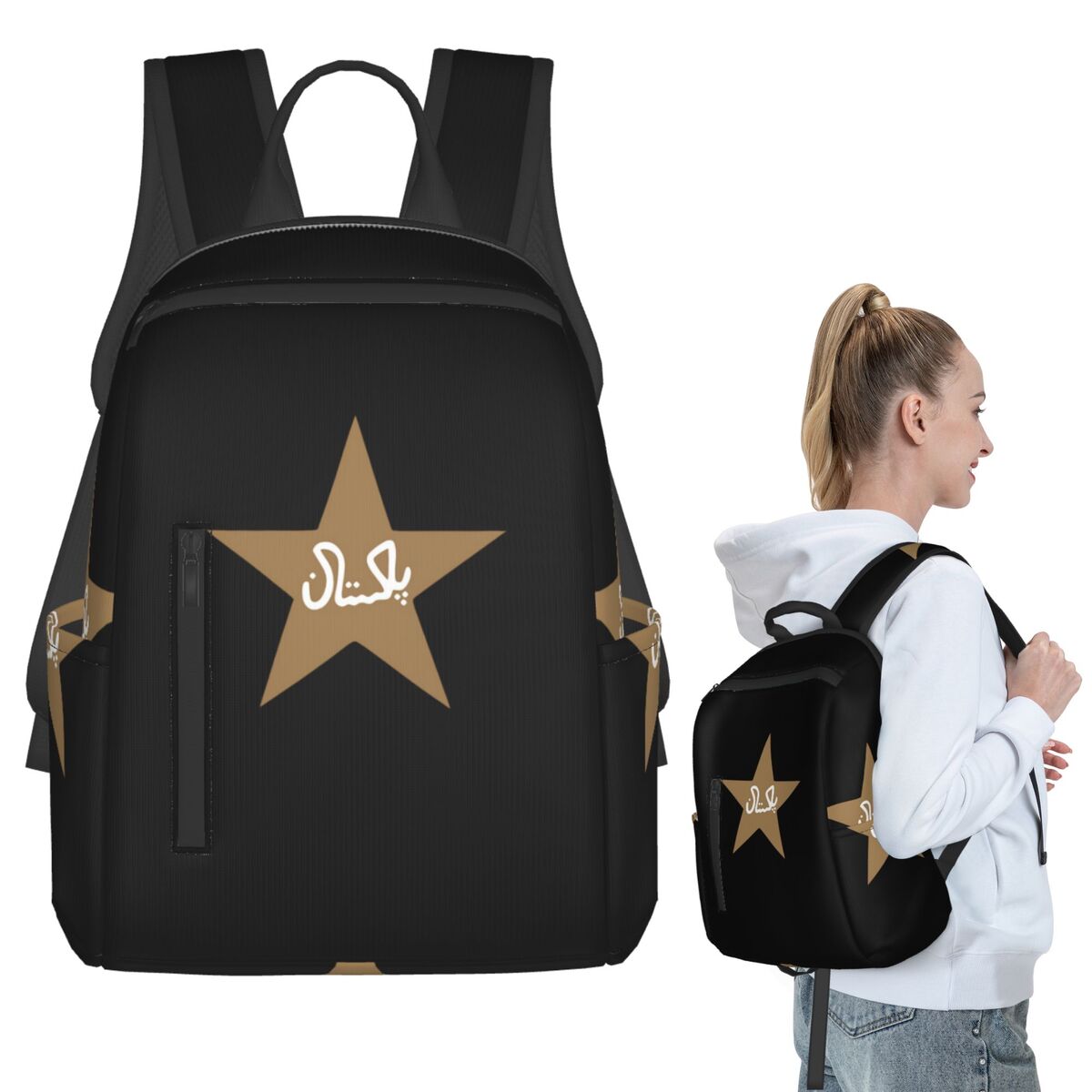 Women Bags Pakistan - Zaino per studenti Asif Ali 45,