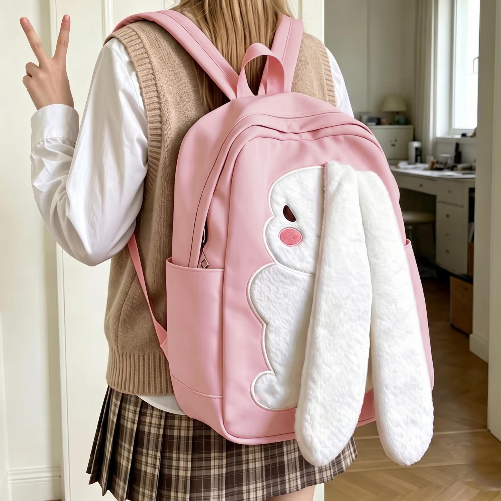 Women'S Best Bags For Travel - Zaino con motivo a coniglio, progettato