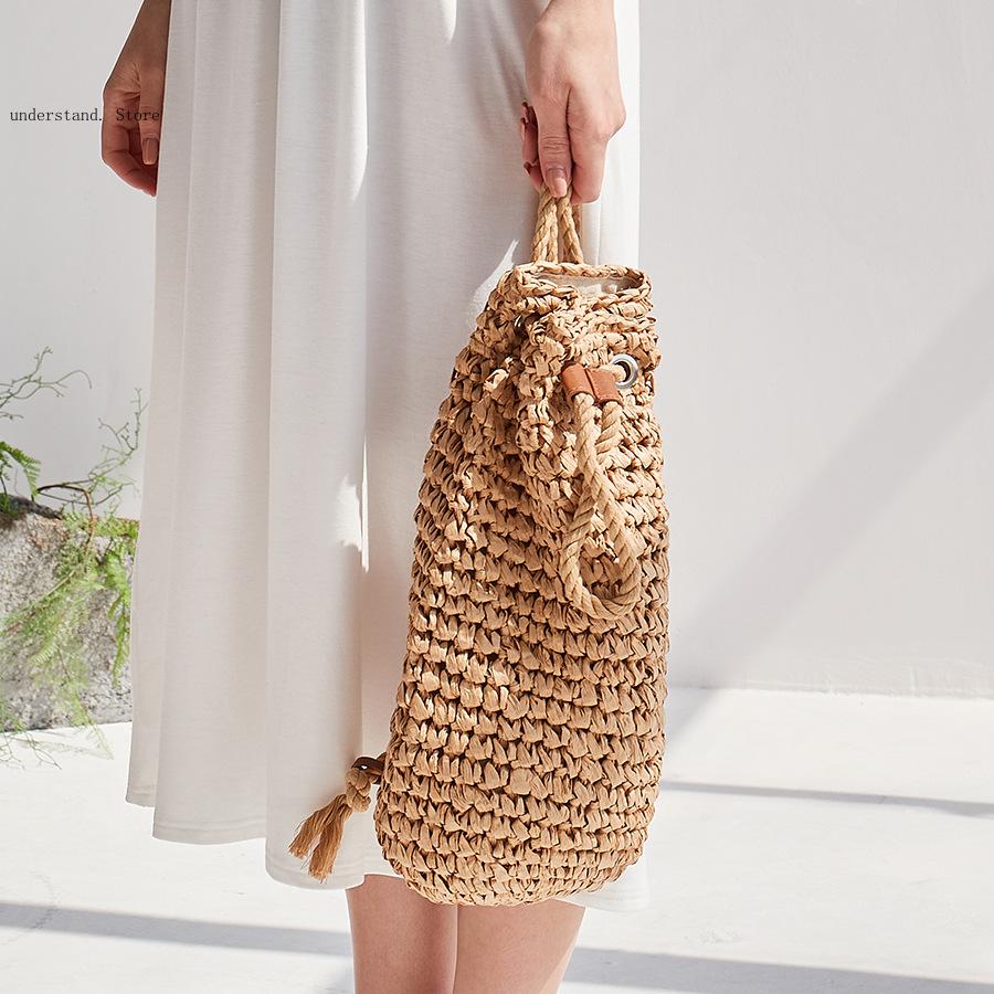 Borse a tracolla da spiaggia f - Women'S Raffia Bags recensione e prezzo