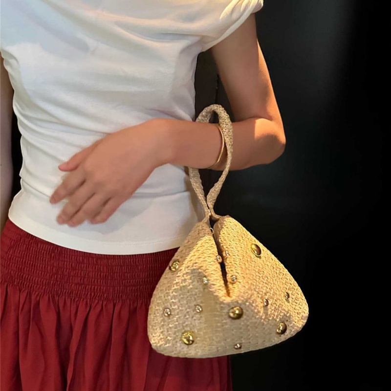Borsa a tracolla triangolare i - Women'S Raffia Bags recensione e prezzo