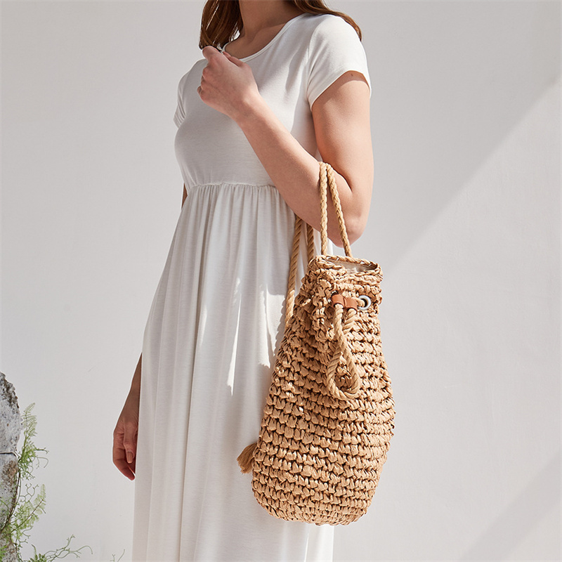 2023 Zaini di paglia casual es - Women'S Raffia Bags recensione e prezzo