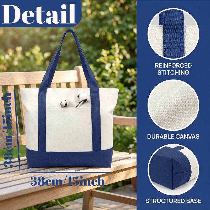 Borsa tote in tela di cotone P - Women'S Best Bags For Travel recensione e prezzo