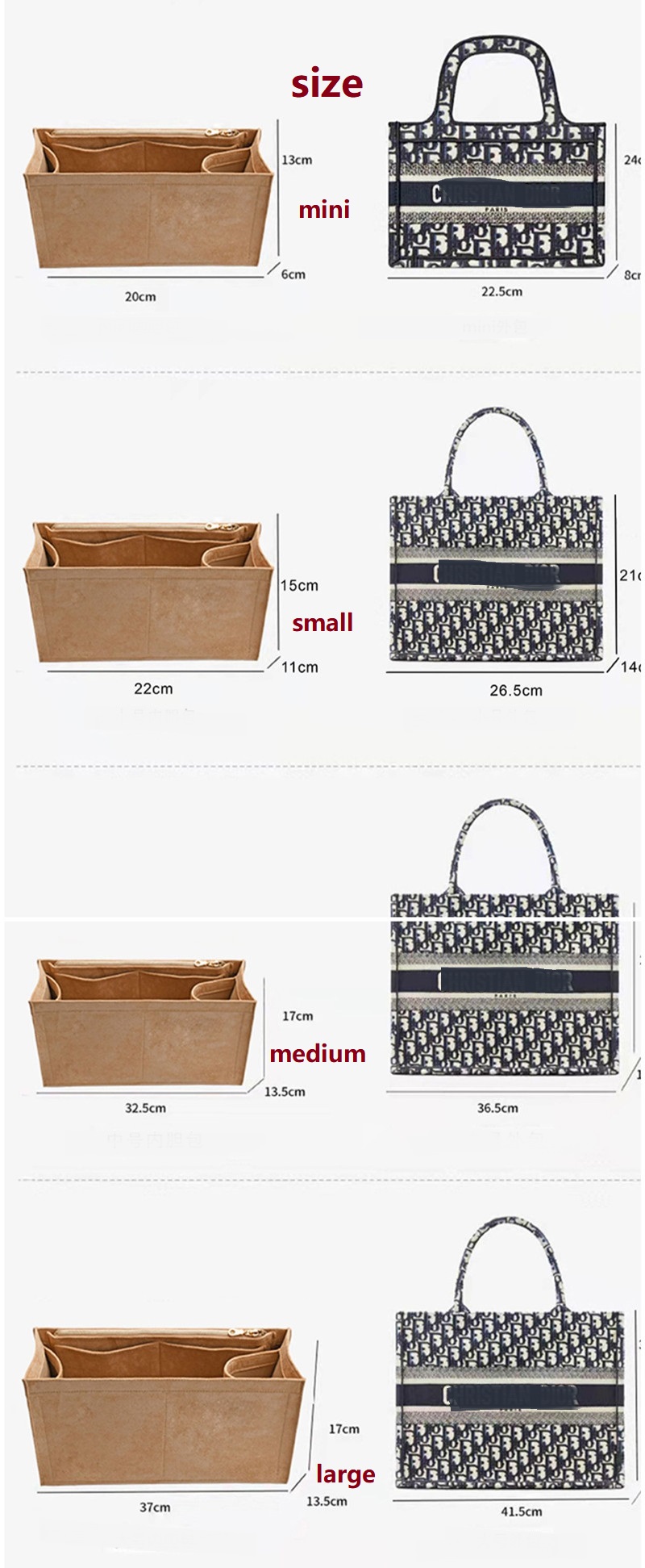 Borsa per il trucco per Dior B - Women Bags Tote Dior recensione e prezzo