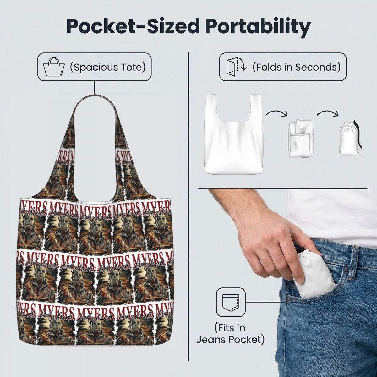 Borsa Shopper Michael Myers in - Women Bags Myer recensione e prezzo