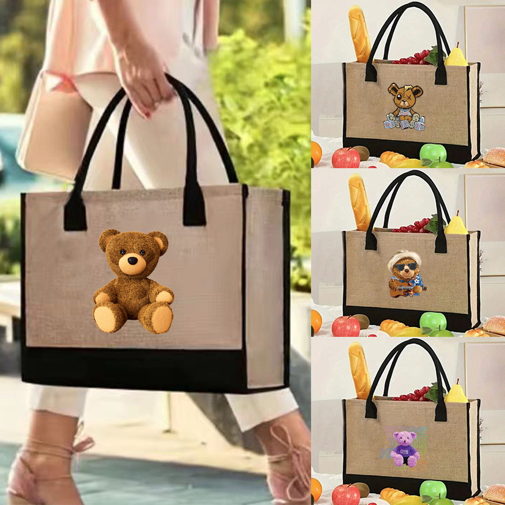 Tote Bag Vintage juta Shopping - Women Bags Jute recensione e prezzo