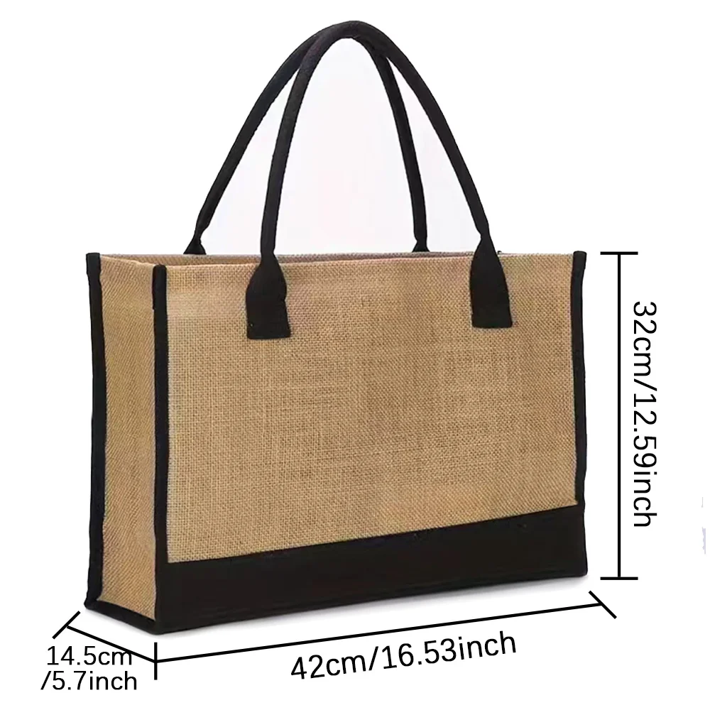 Tote Bag Vintage juta Shopping - Women Bags Jute recensione e prezzo