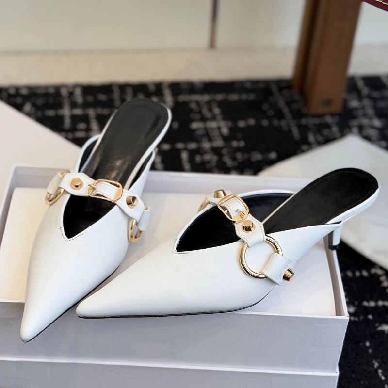 Mules da donna con fibbia a ri - Women Bags And Shoes recensione e prezzo