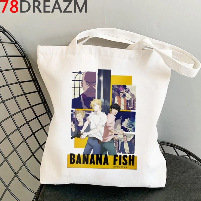 Banana Fish shopping bag shopp - Women Bags Jute recensione e prezzo